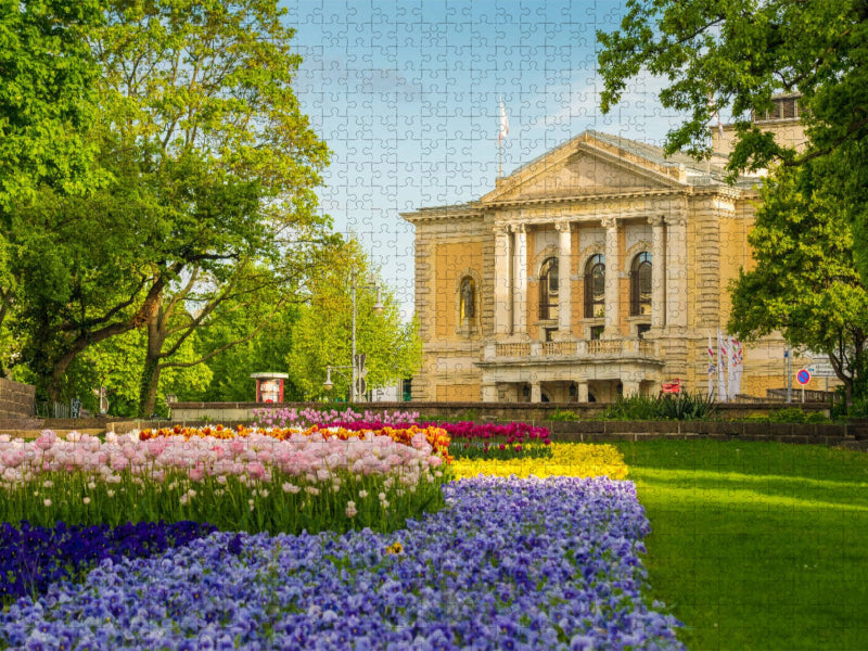 Oper in Halle-Saale - CALVENDO Foto-Puzzle'