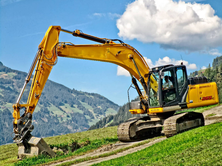 Bagger - kraftvolle Arbeitsmaschinen - CALVENDO Foto-Puzzle'