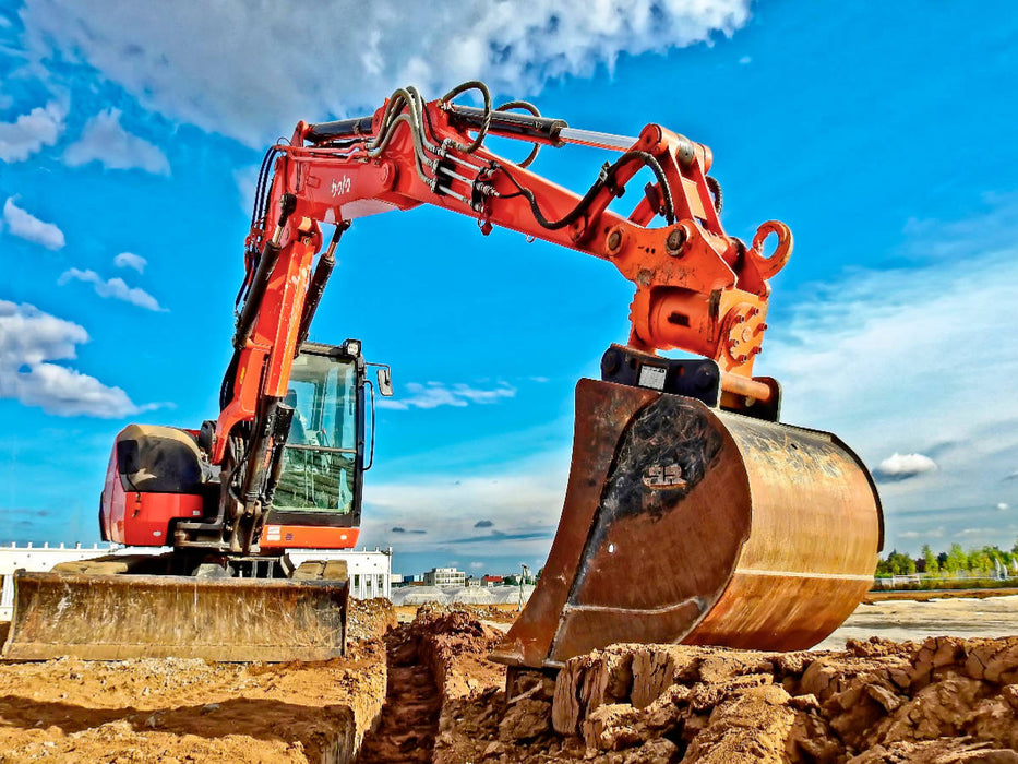 Bagger - kraftvolle Arbeitsmaschinen - CALVENDO Foto-Puzzle'