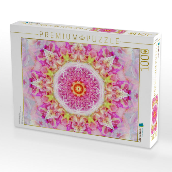 Blüten Mandala Rosa - CALVENDO Foto-Puzzle'