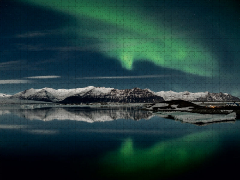 Jökulsarlon Gletscherbucht (Südisland) 1000 Teile Puzzle quer - CALVENDO Foto-Puzzle'