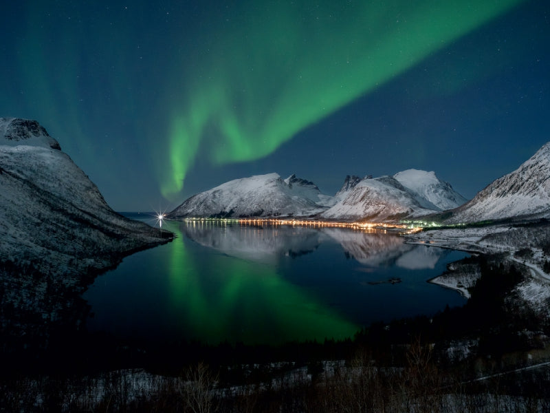 Bergsbotn auf Senja (Nordnorwegen) 1000 Teile Puzzle quer - CALVENDO Foto-Puzzle'