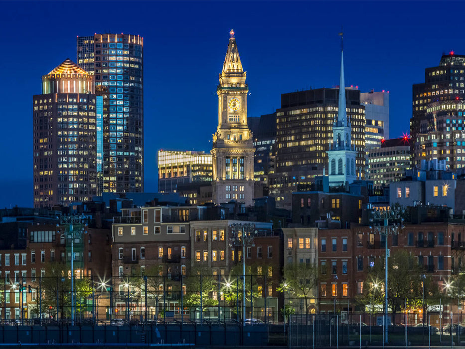 Boston à l'heure bleue - Puzzle photo CALVENDO 