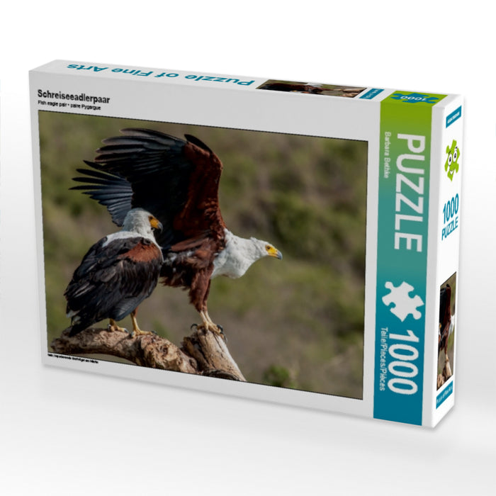 Schreiseeadlerpaar 1000 Teile Puzzle quer - CALVENDO Foto-Puzzle'