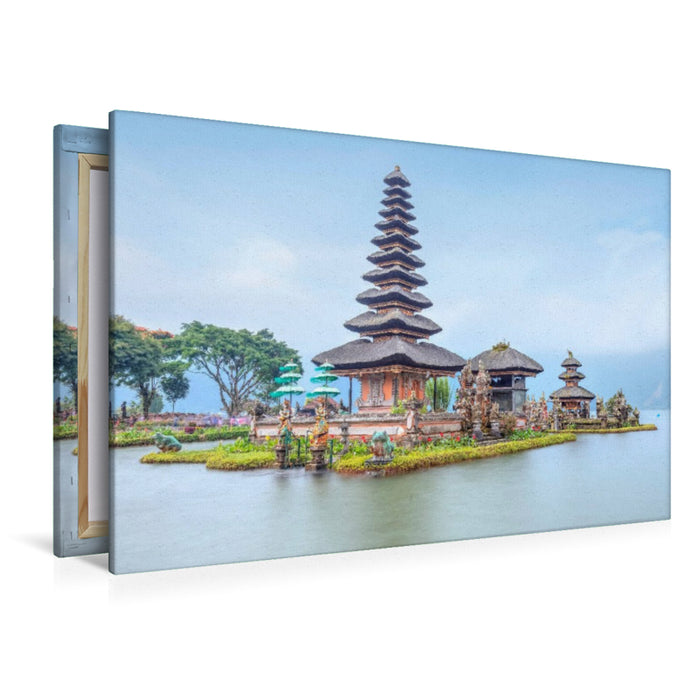 Premium Textil-Leinwand Ulun Danu Tempel