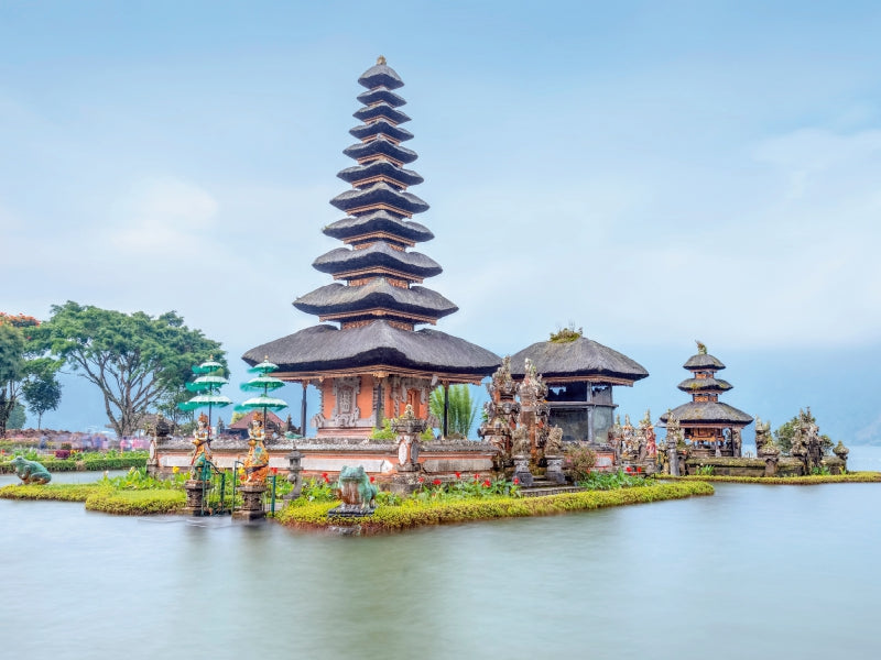 Ulun Danu Tempel 1000 Teile Puzzle quer - CALVENDO Foto-Puzzle'