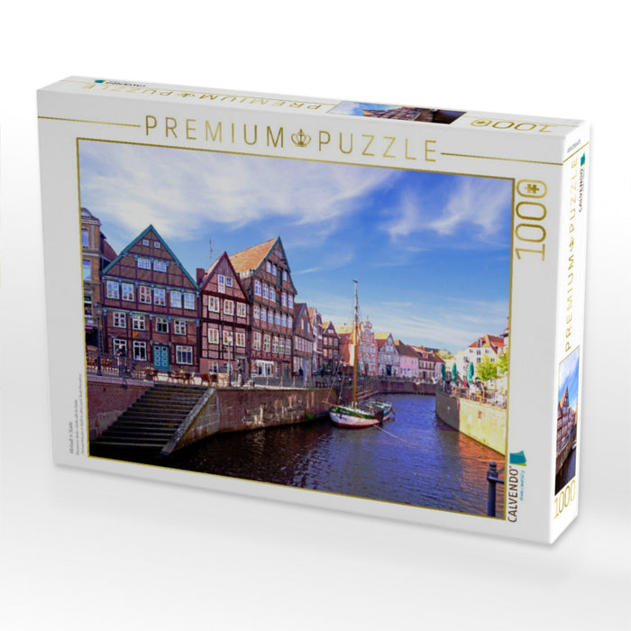 Altstadt in Stade - CALVENDO Foto-Puzzle'