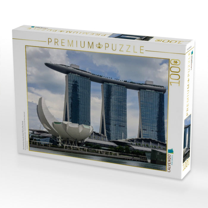 Das beeindruckende Hotel Marina Bay Sands - CALVENDO Foto-Puzzle'