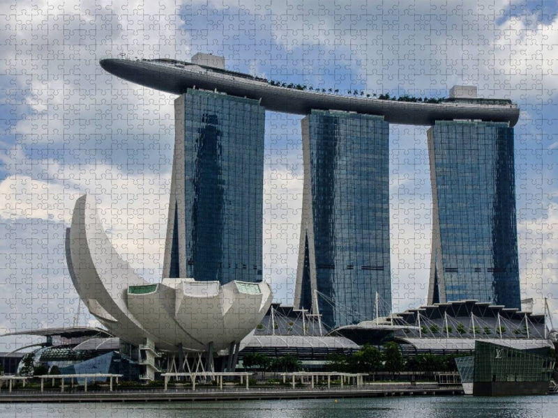 Das beeindruckende Hotel Marina Bay Sands - CALVENDO Foto-Puzzle'