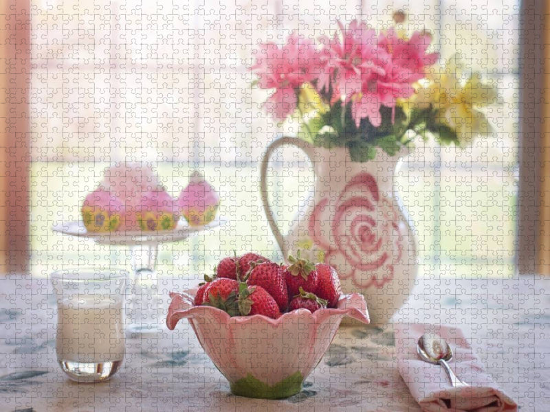 Ein Bild aus dem Kalender Cottage Summer. Farben der Landschaft - CALVENDO Foto-Puzzle'