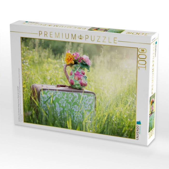 Ein Bild aus dem Kalender Cottage Summer. Farben der Landschaft - CALVENDO Foto-Puzzle'