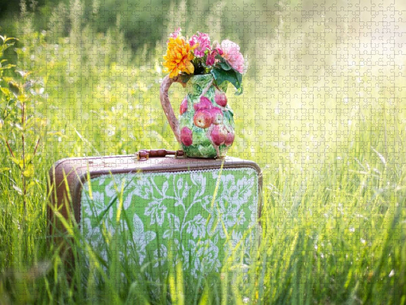 Ein Bild aus dem Kalender Cottage Summer. Farben der Landschaft - CALVENDO Foto-Puzzle'