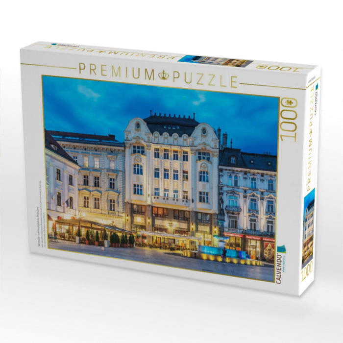 Westseite des Hauptplatzes Bratislava - CALVENDO Foto-Puzzle'