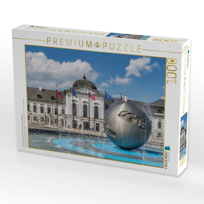 Palais Grassalkovich und Friedensbrunnen Bratislava - CALVENDO Foto-Puzzle'