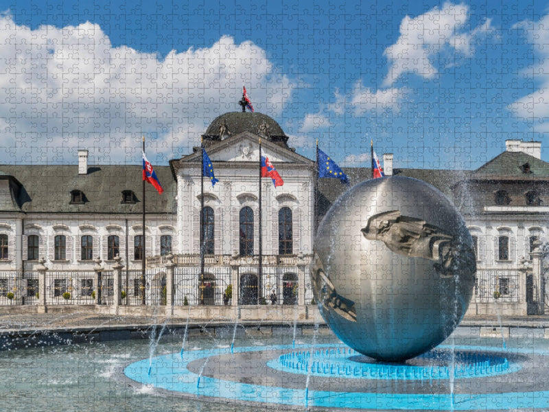 Palais Grassalkovich und Friedensbrunnen Bratislava - CALVENDO Foto-Puzzle'