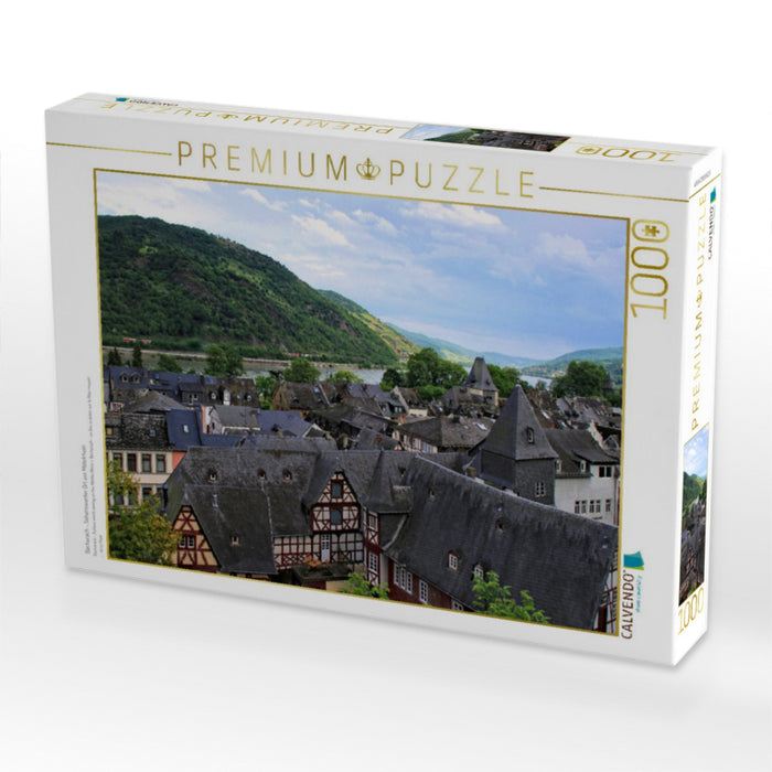 Bacharach - Sehenswerter Ort am Mittelrhein - CALVENDO Foto-Puzzle'