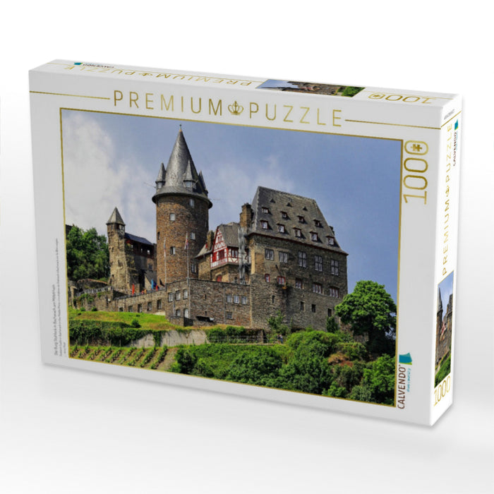 Die Burg Stahleck in Bacharach am Mittelrhein - CALVENDO Foto-Puzzle'