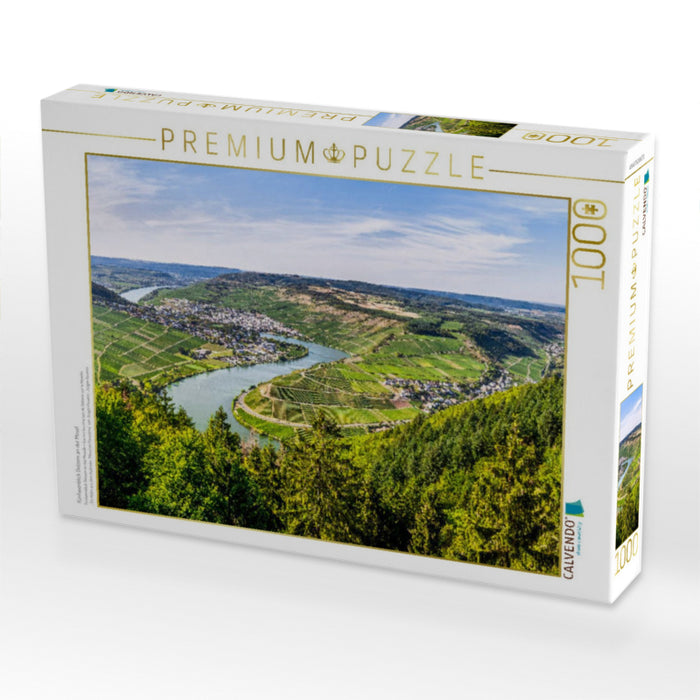 Fünfseenblick Detzem an der Mosel - CALVENDO Foto-Puzzle'