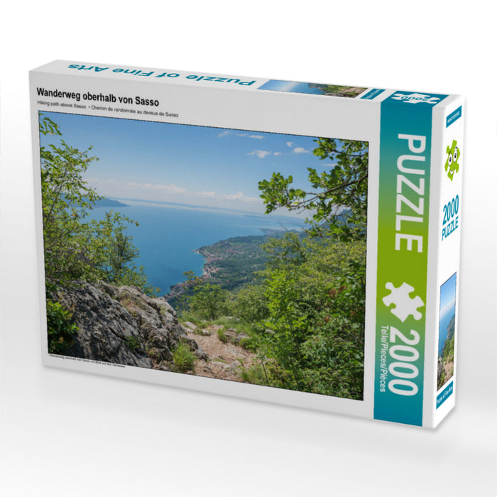 Hiking trail above Sasso - CALVENDO photo puzzle 