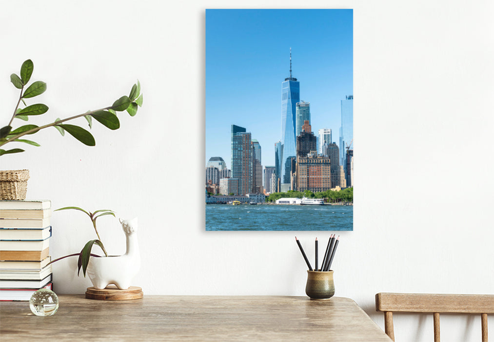 Premium textile canvas Premium textile canvas 50 cm x 75 cm high One World Trade Center 