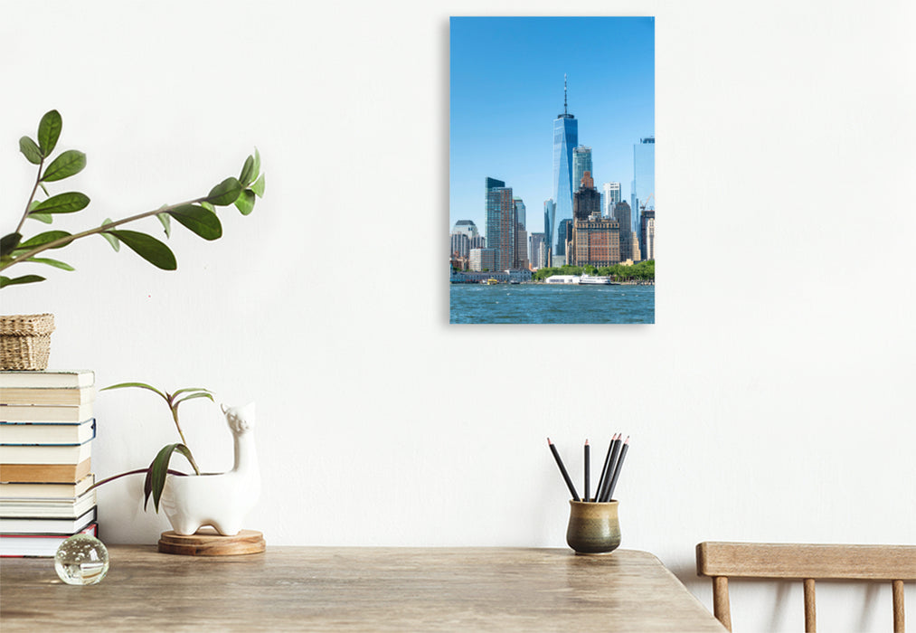 Premium textile canvas Premium textile canvas 50 cm x 75 cm high One World Trade Center 