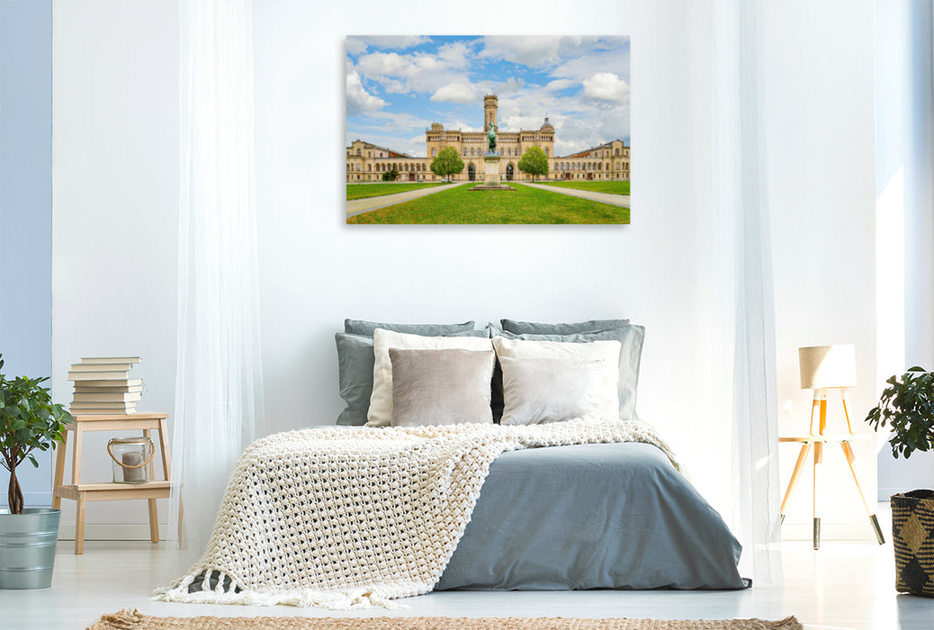 Premium textile canvas Premium textile canvas 120 cm x 80 cm across A motif from the Hanover city views calendar 