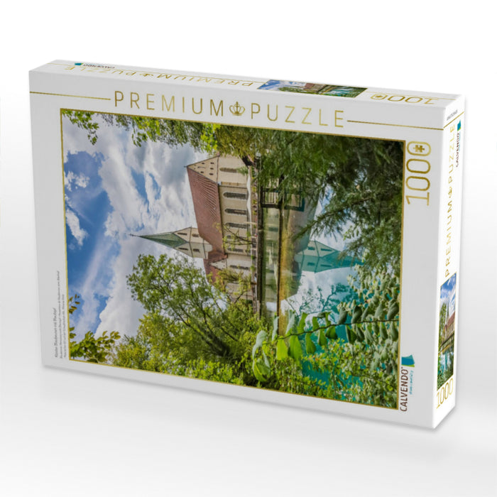 Kloster Blaubeuren mit Blautopf - CALVENDO Foto-Puzzle'