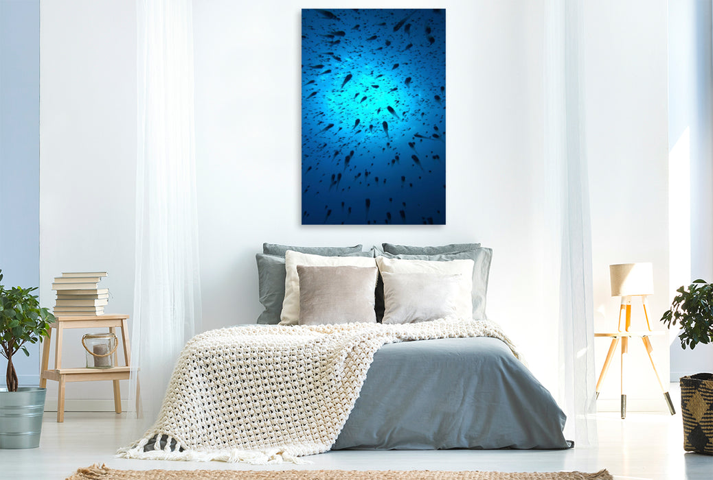 Premium textile canvas Premium textile canvas 80 cm x 120 cm high swarm intelligence 