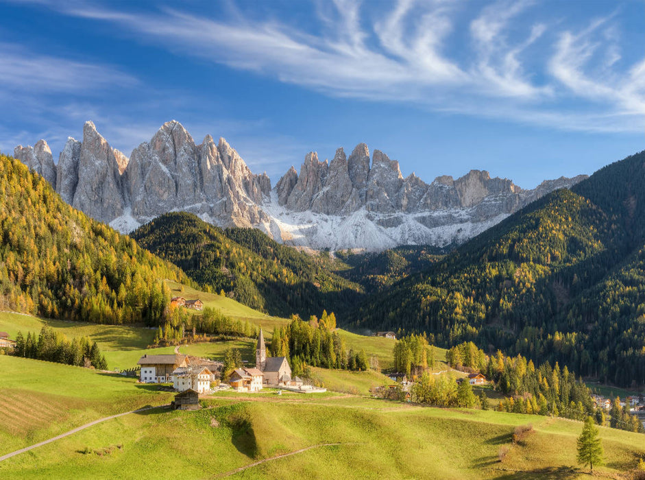 St. Magdalena im Villnösstal in Südtirol - CALVENDO Foto-Puzzle'