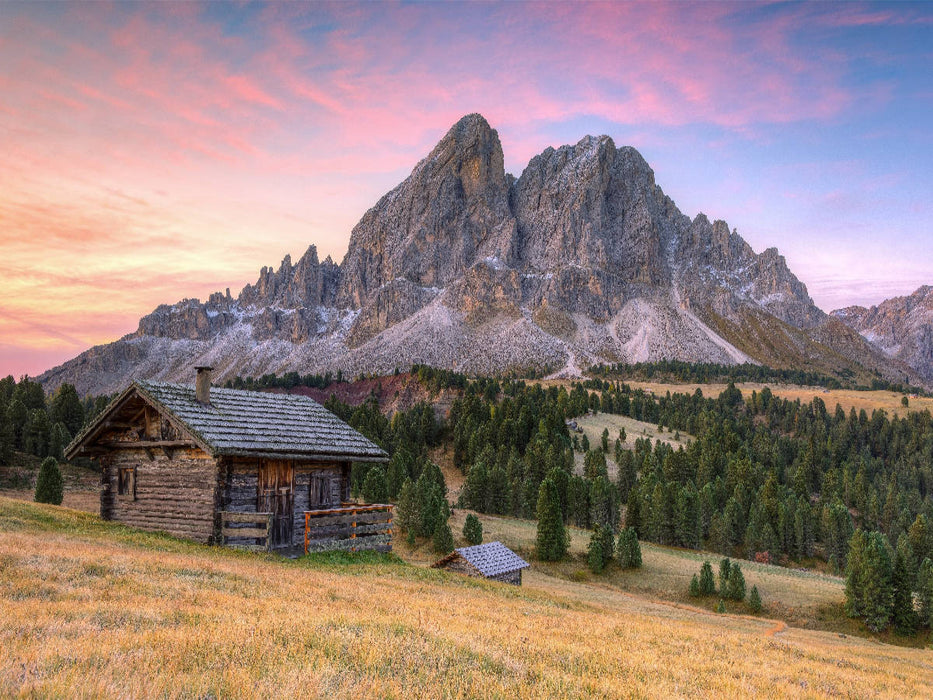 Peitlerkofel am Würzjoch in Südtirol - CALVENDO Foto-Puzzle'