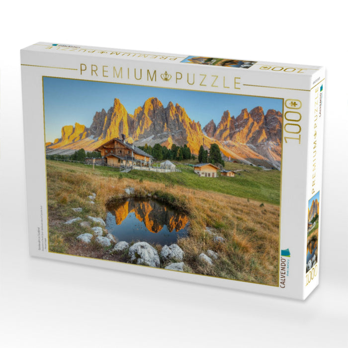 Geisleralm in Südtirol - CALVENDO Foto-Puzzle'