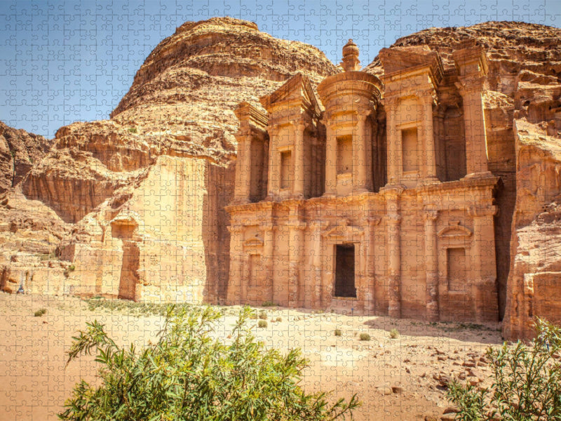 Das ehemalige Kloster von Petra - CALVENDO Foto-Puzzle'