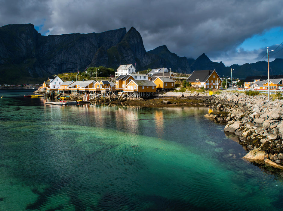 Norwegen - Lofoten 2000 Teile Puzzle quer - CALVENDO Foto-Puzzle'