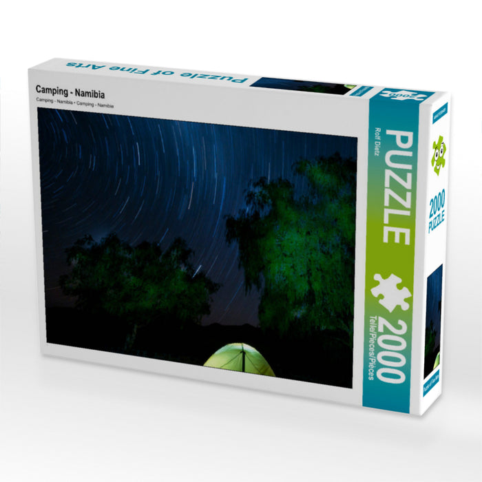 Camping - Namibia 2000 Teile Puzzle quer - CALVENDO Foto-Puzzle'