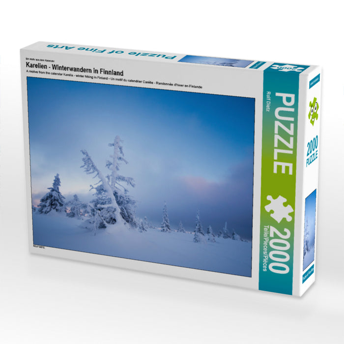 Ein Motiv aus dem Kalender Karelien - Winterwandern in Finnland 2000 Teile Puzzle quer - CALVENDO Foto-Puzzle'