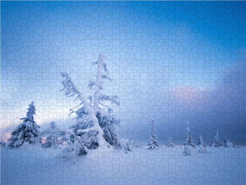 Ein Motiv aus dem Kalender Karelien - Winterwandern in Finnland 2000 Teile Puzzle quer - CALVENDO Foto-Puzzle'