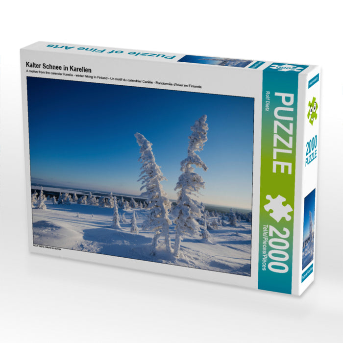Cold snow in Karelia - CALVENDO photo puzzle 