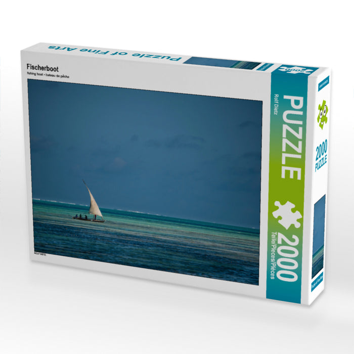 Fischerboot 2000 Teile Puzzle quer - CALVENDO Foto-Puzzle'