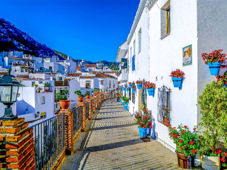 Die weißen Dörfer Andalusiens. - CALVENDO Foto-Puzzle'