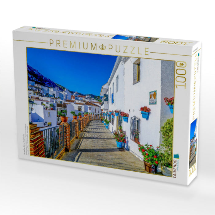 Die weißen Dörfer Andalusiens. - CALVENDO Foto-Puzzle'