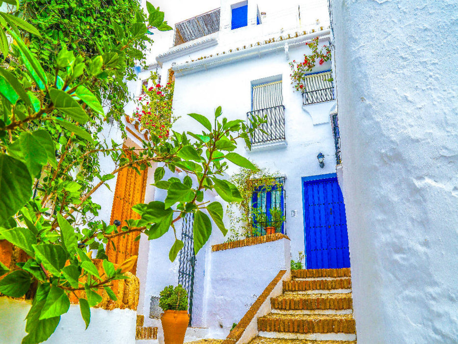 Die weißen Dörfer Andalusiens. - CALVENDO Foto-Puzzle'