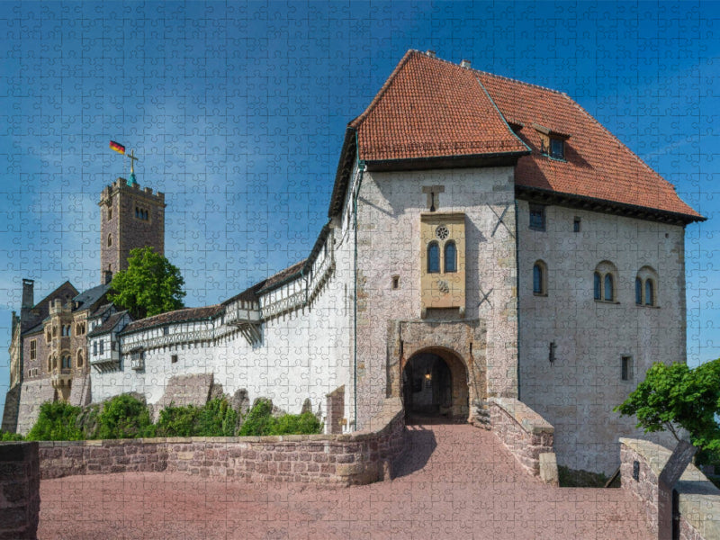 Wartburg mit Zugbrücke und Torhaus - CALVENDO Foto-Puzzle'