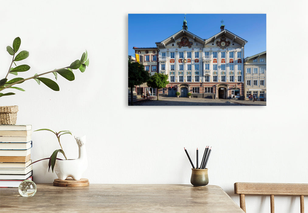 Premium textile canvas Premium textile canvas 120 cm x 80 cm across City Museum, Marktstrasse 