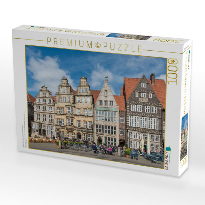 Historische Fassaden am Marktplatz - CALVENDO Foto-Puzzle'