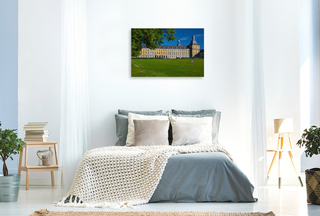 Premium textile canvas Premium textile canvas 120 cm x 80 cm across Bonn University, former palace of the Elector of Cologne 