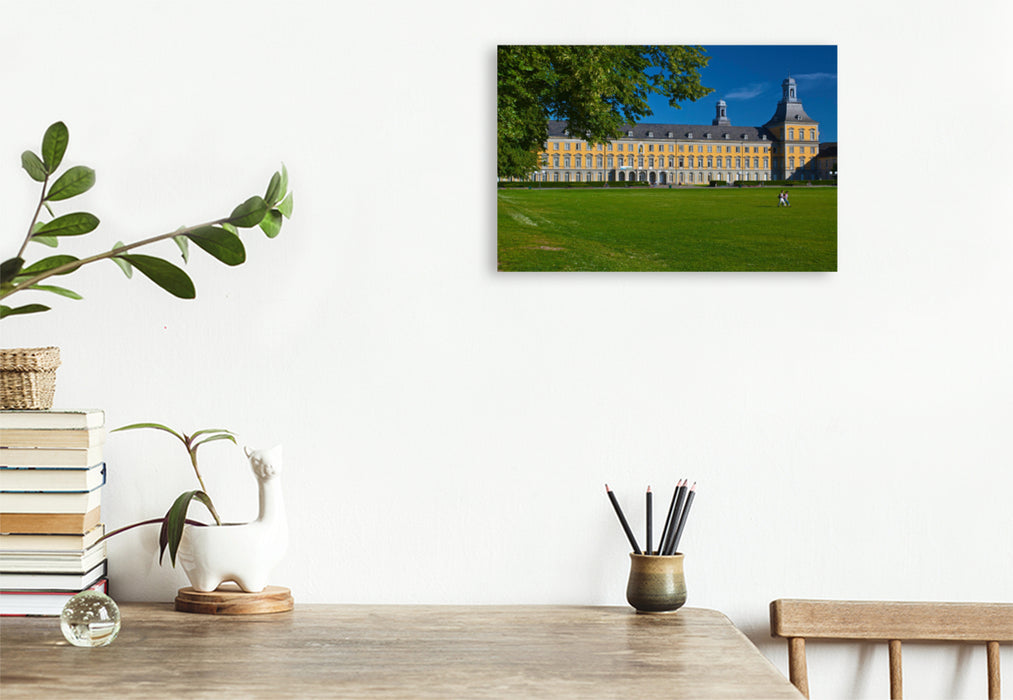 Premium textile canvas Premium textile canvas 120 cm x 80 cm across Bonn University, former palace of the Elector of Cologne 