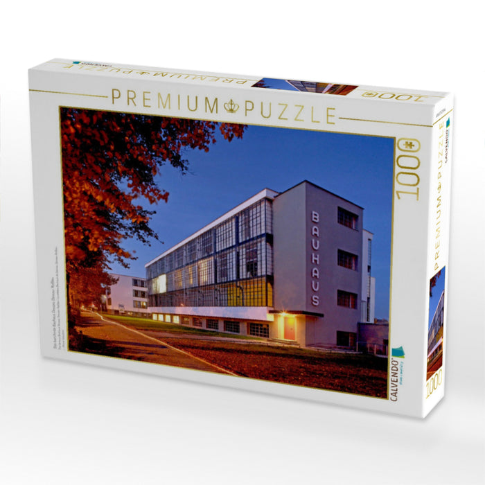 Das berühmte Bauhaus Dessau, Dessau-Roßlau - CALVENDO Foto-Puzzle'