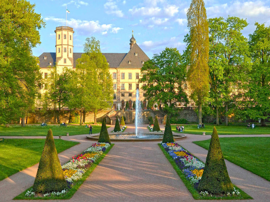 Schlosspark und Stadtschloss - CALVENDO Foto-Puzzle'