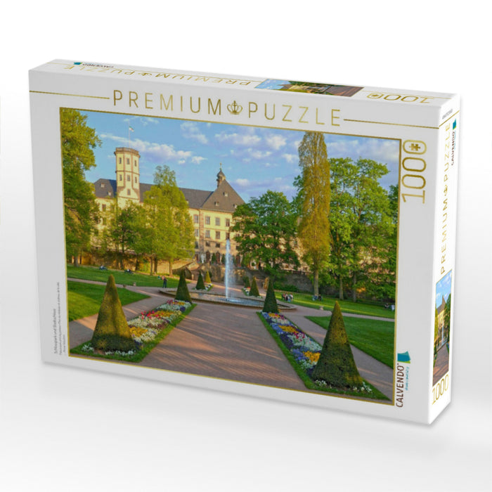 Schlosspark und Stadtschloss - CALVENDO Foto-Puzzle'