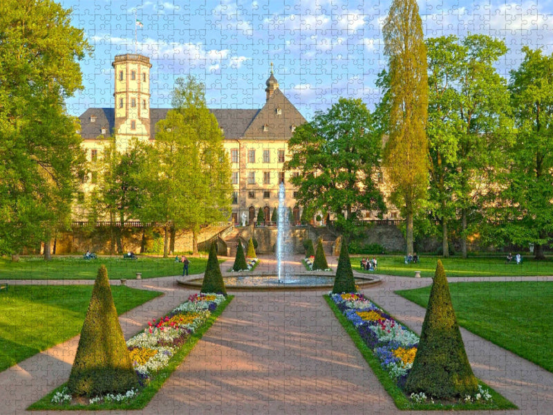 Schlosspark und Stadtschloss - CALVENDO Foto-Puzzle'